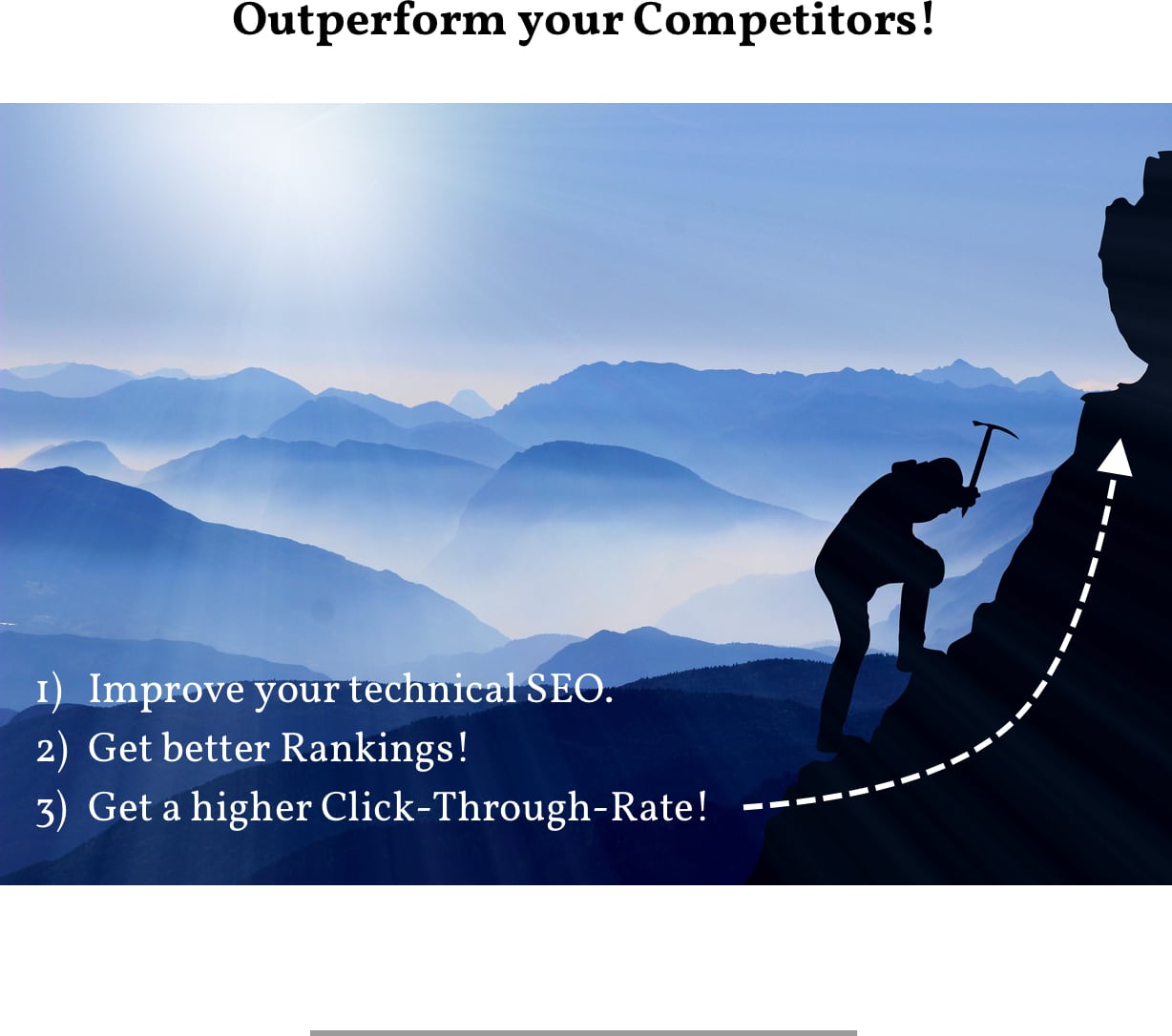 Outperform your competitors by improving your technical SEO, get better rankings and get a higher Click-Through-Rate.