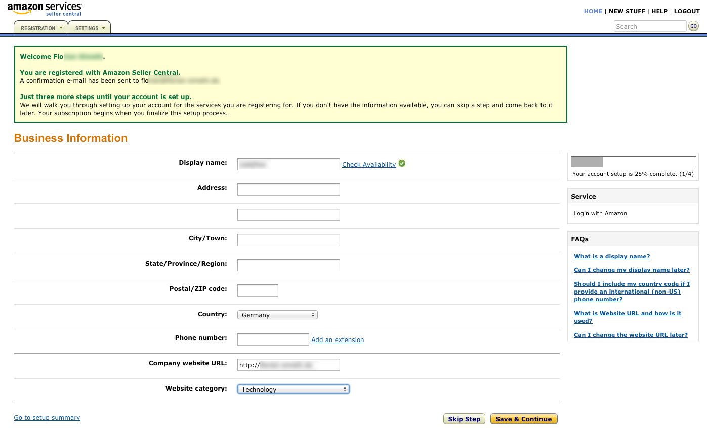 How to register an application using Amazons AppConsole - WP Buddy